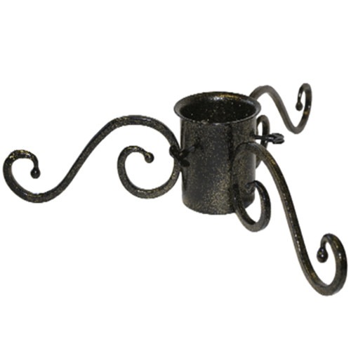 Noble Christmas Tree Stand - Black/Gold Home Decor Holiday Decoration Holder