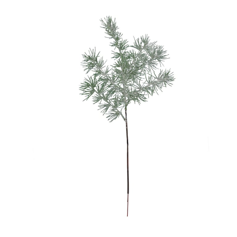 Frosty Leaf Spray Pick - Winter & Fall Home Decor Accent