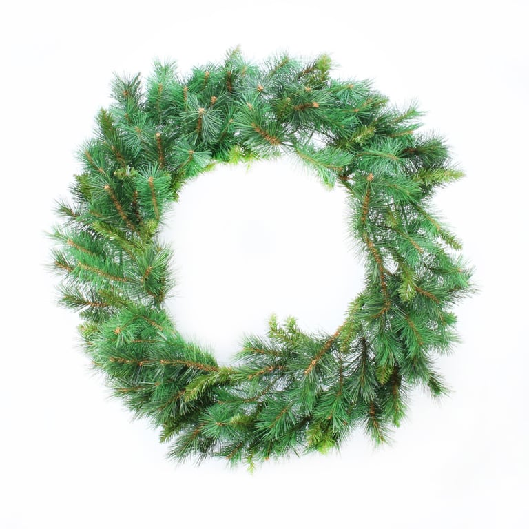 Imperial Majestic 75cm Greenery Wreath - Elegant Home Decor & Garden Decoration
