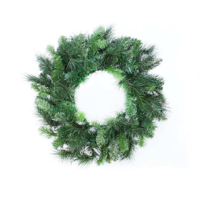 Deluxe Evergreen Greenery Wreath - 50cm Christmas & Holiday Decor