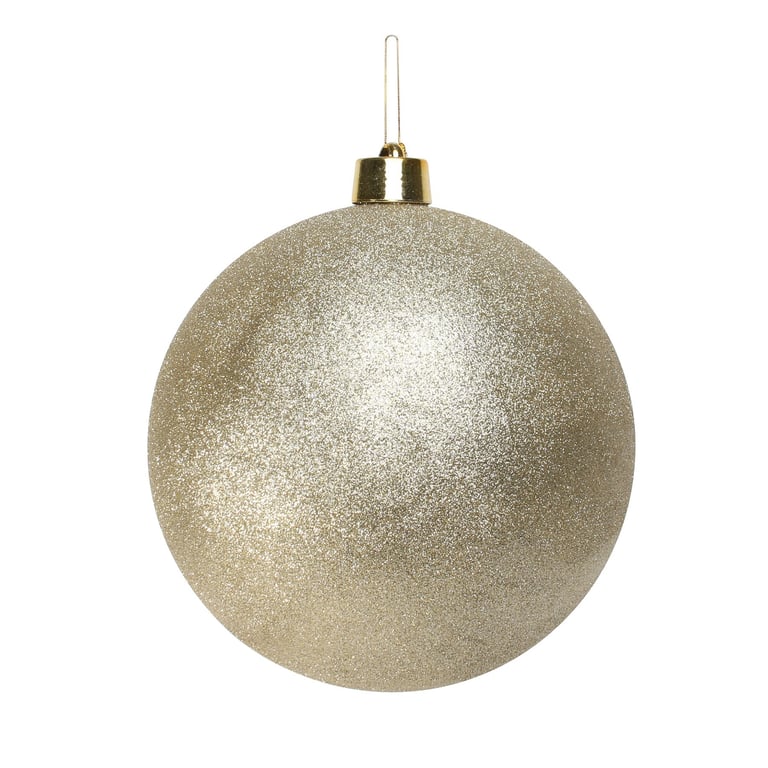 Champagne Glitter Shatterproof Bauble - 30cm Home Decor Decoration