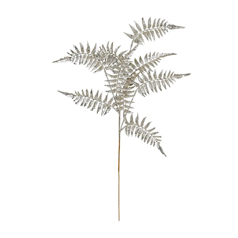 Champagne Glitter Fern Spray - Add Sparkle to Your Home Decor and Party Events