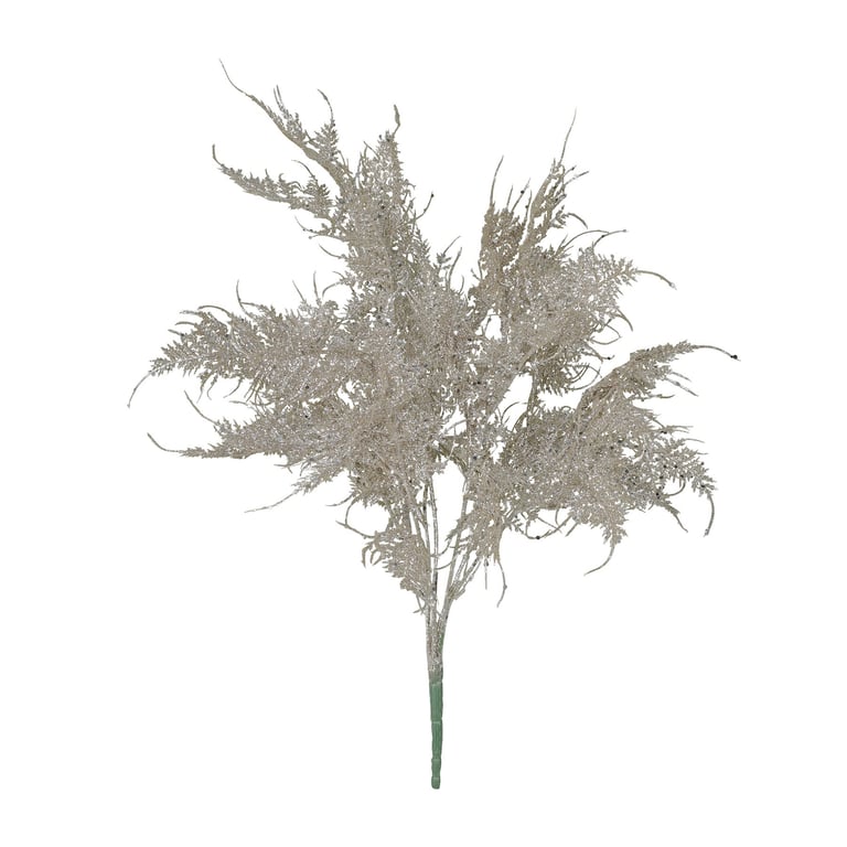 Champagne Glitter Fern Bush - Elegant Home Decor Plant for Weddings and Events