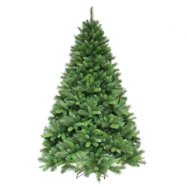 Deluxe Evergreen Spruce Artificial Christmas Tree - 7.5ft Holiday Decoration