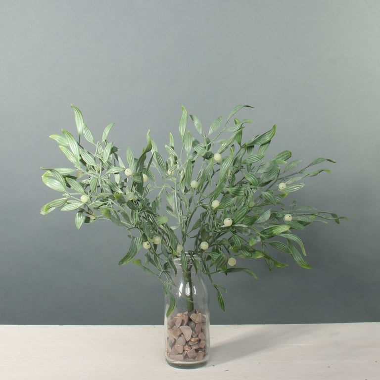 Exterior Mistletoe Bush - Holiday Season Outdoor Decoration Plant