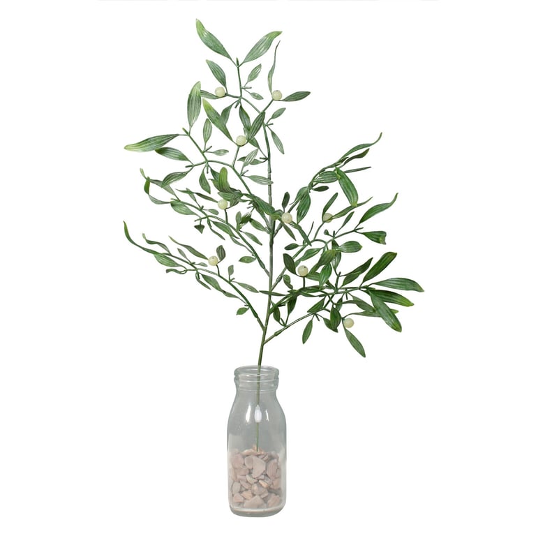 Exterior Mistletoe Stem - Winter Garden Decoration & Holiday Decor