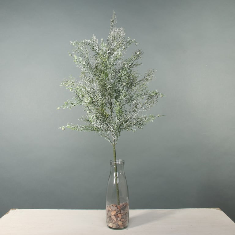 Frosted Pine Spray - Winter Home Decoration for Holiday Season