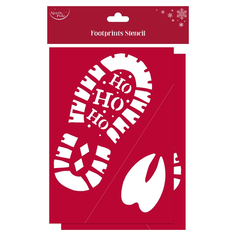 Santa s Footprint Christmas Ornament - Festive Holiday Home Decoration