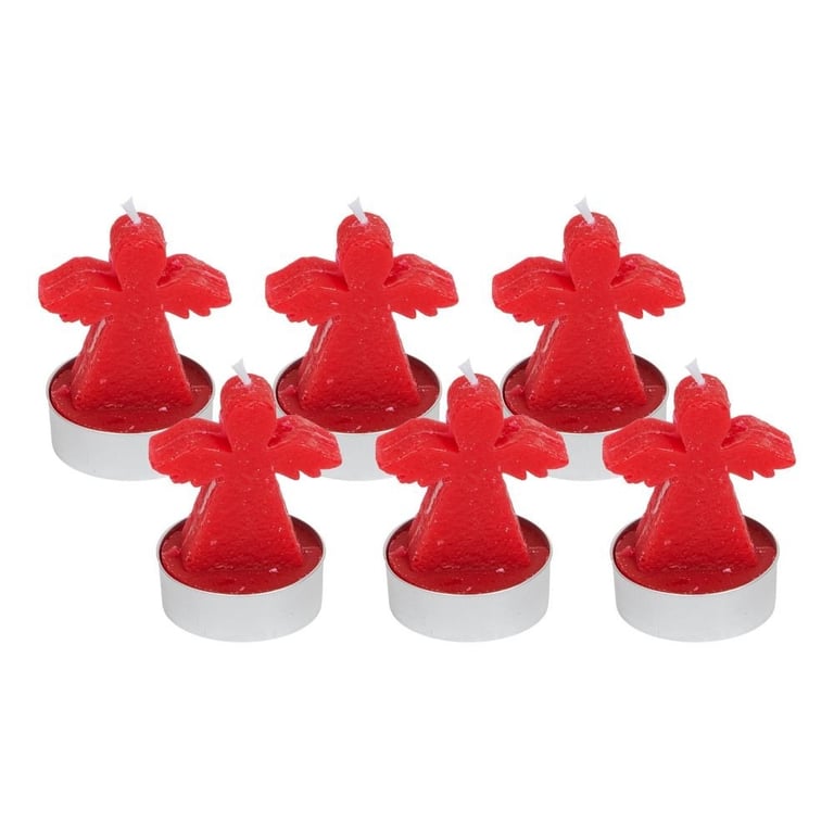 Angel Shaped Home Decor Candle Set of 6 - Elegant Kitchen Candles