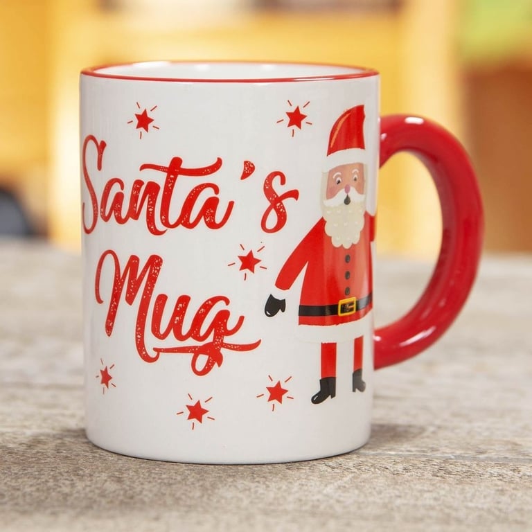 Santa s Holiday Coffee Mug - Christmas Mugs for Adults