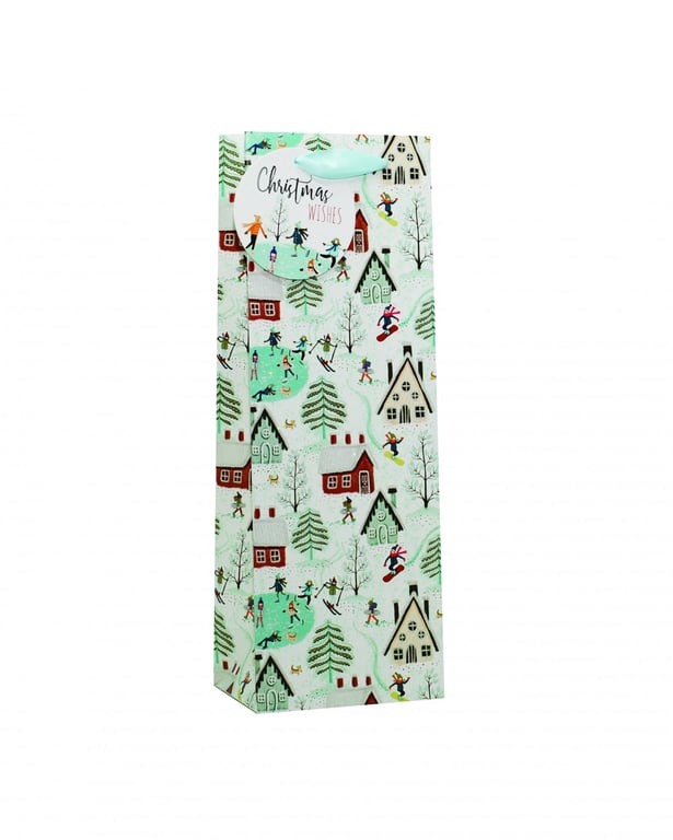 Alpine Ski Bottle Bag - Insulated Storage for Outdoor Winter Gear and Sports Hydration
