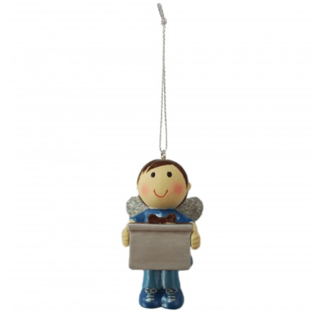 Boy Fairy Blanks Personalisable Christmas Decoration for Home or Boy Room