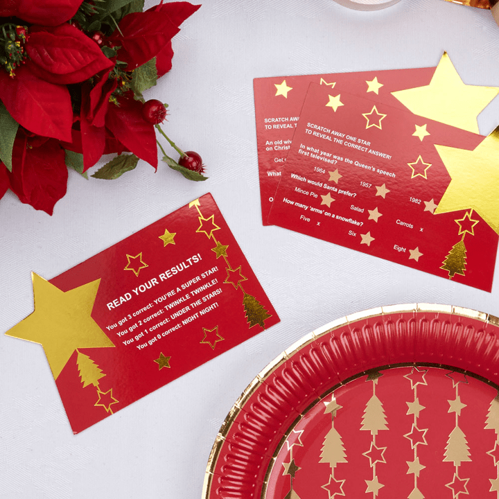 Dazzling Christmas - Scratch Trivia Game for Holiday Fun and Family Nights