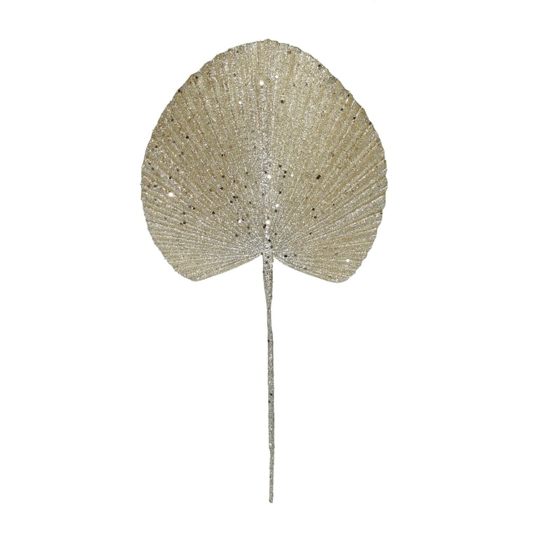 Gold Glitter Palm Spear Stem - Luxurious Home Decoration Accent