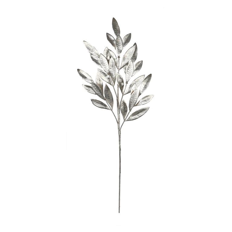 Champagne Metallic Laurel Leaf Spray - Luxury Home Decor Accent Spray with Gold Finish