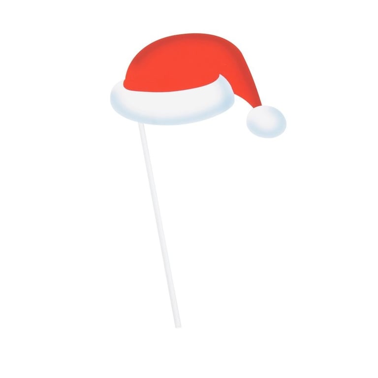 Christmas Photo Booth Props - 10 Pack: Festive Event Decorations and Photography Accessories