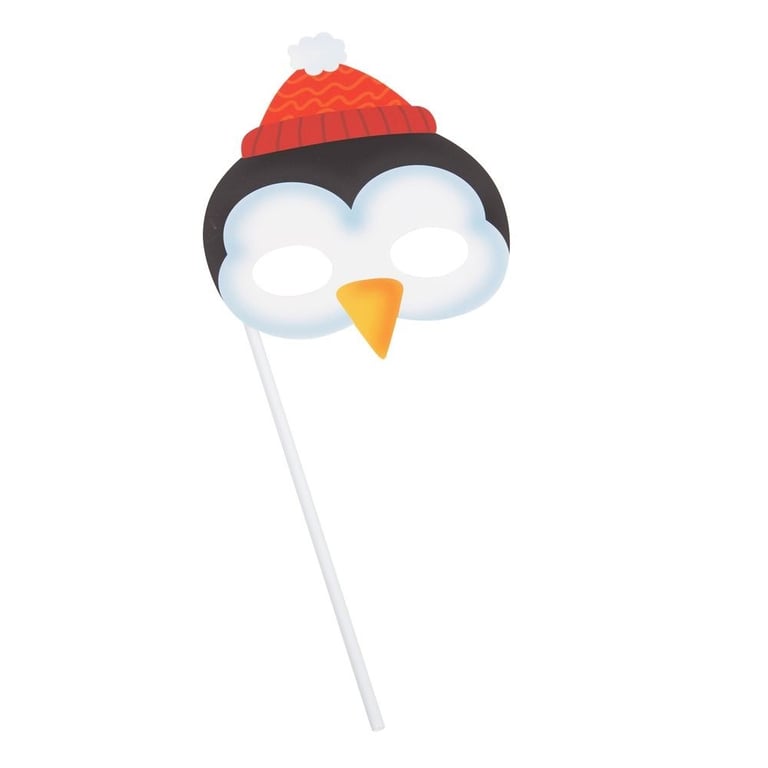Christmas Photo Booth Props - 10 Pack: Festive Event Decorations and Photography Accessories