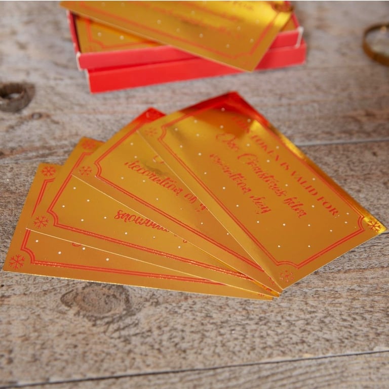 Gold Holiday Ornaments - Festive Token Set of 20 for Christmas Home Decor