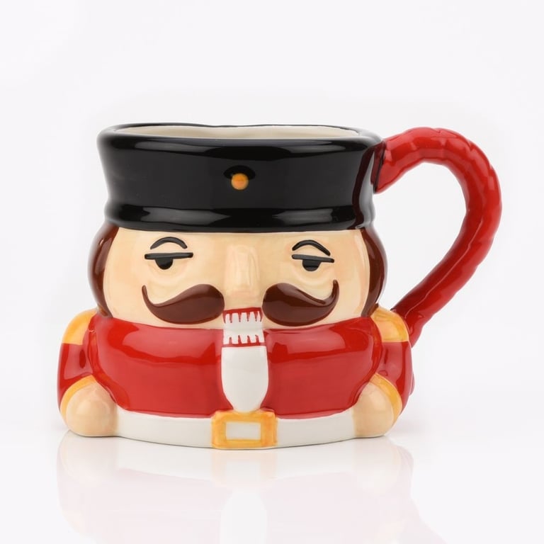 Nutcracker Christmas Holiday Mug - Festive Home Decor Tea Time Gift Idea