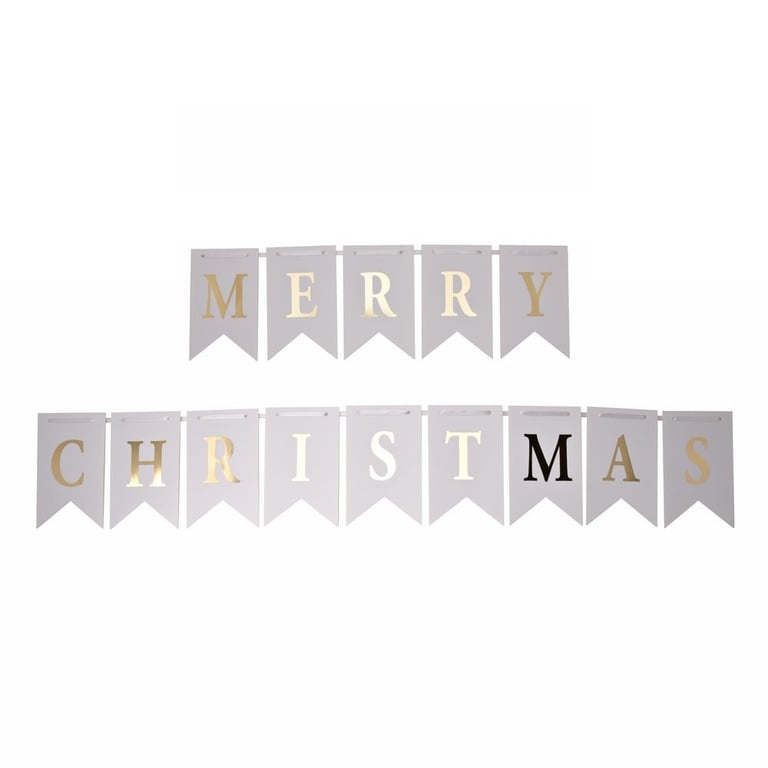 Christmas Bunting - Festive Holiday Decorations and Party Supplies