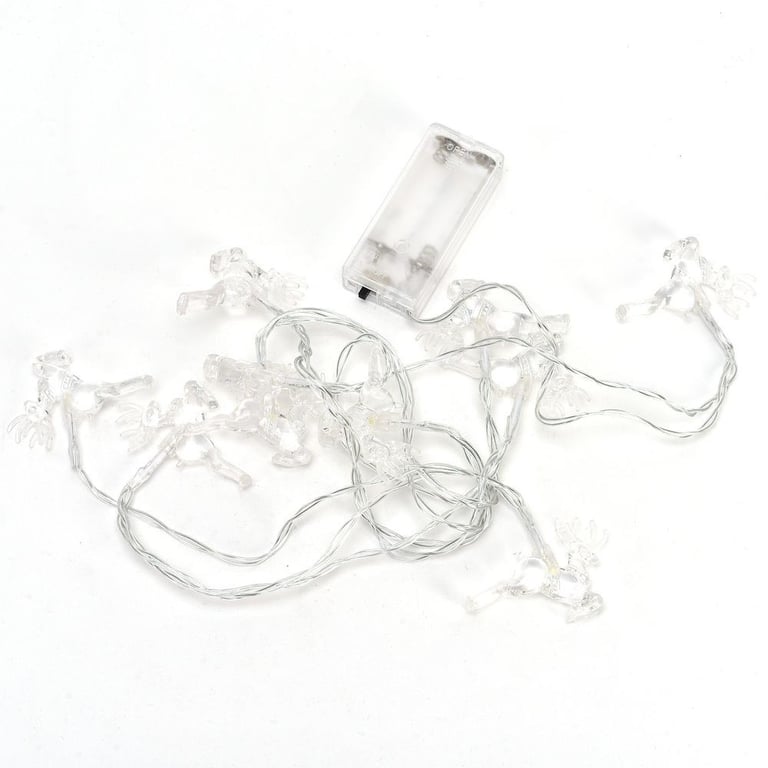Reindeer Shaped LED Light String - Festive Christmas Home Lighting Decorations