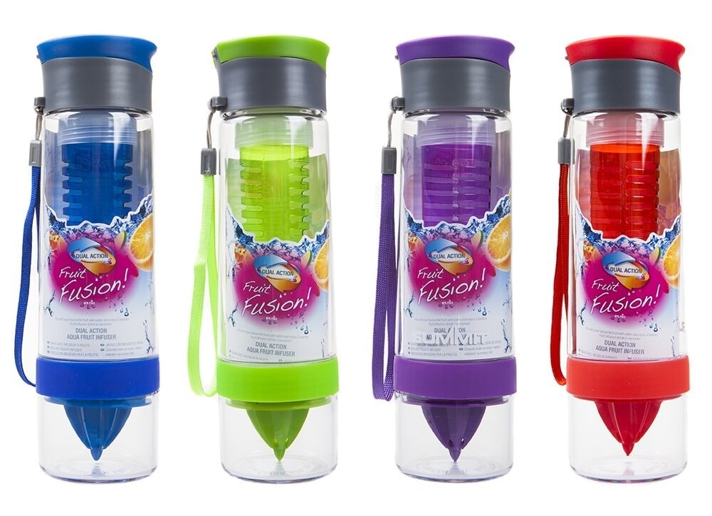 Dual Infuser Leakproof Insulated 750ml Water Bottle for Travel and Everyday Use