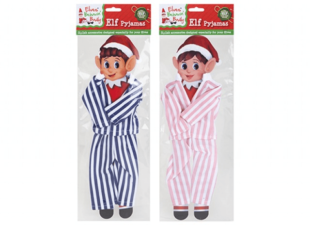 Striped Pyjamas For Elf - Assorted Kids Themed Sleepwear with Stripes