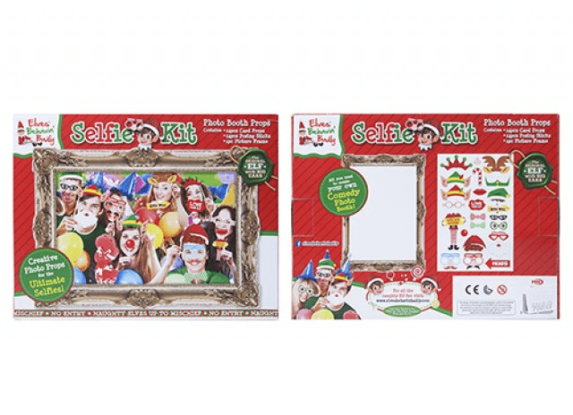 Photo Booth Elfie Selfie Props - Fun Photography Props and Party Decorations