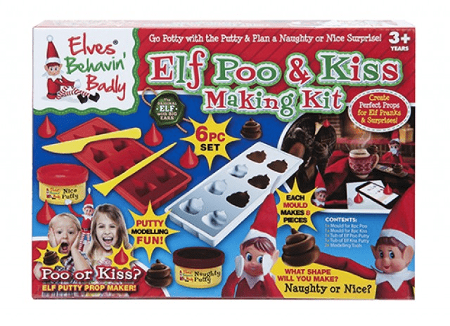 Elf Design Poo & Kiss Making Kit - Soap Molds and Crafting Supplies for Homemade Soaps