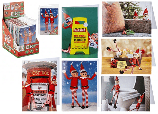 Assorted Child Elf Christmas Cards (6-Pack) - Festive Holiday Greetings