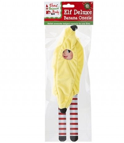 Elf Banana Costume Adult Halloween Party Outfit
