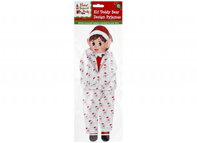 Elf Bear Design Pyjamas - Cozy Children s Sleepwear with Funny Cute Bear Print
