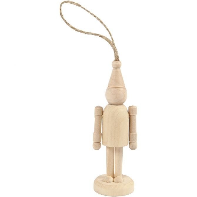 Wooden Nutcracker Decoration - Handcrafted Wooden Figurine for Home Decor and Holiday Ornament