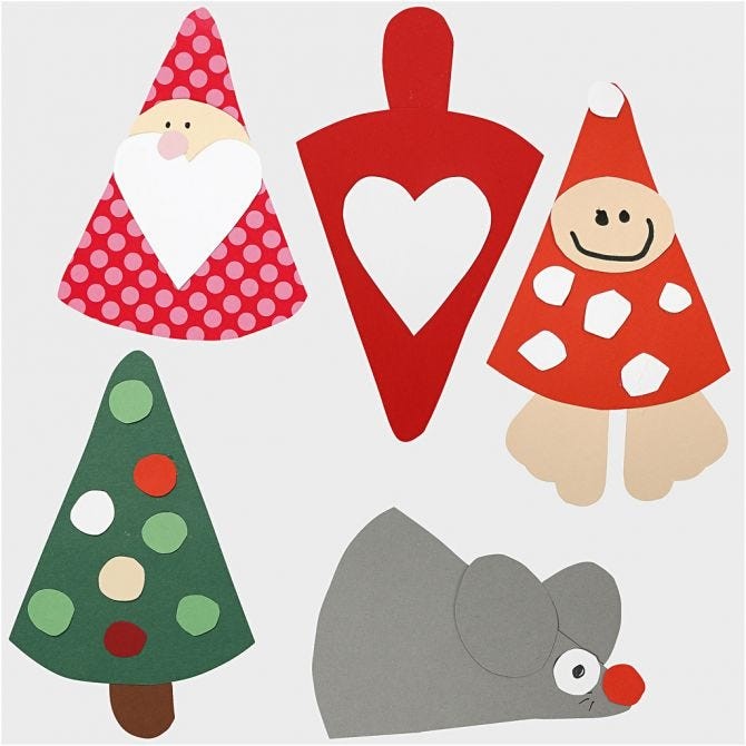 Christmas Decorating Kit - DIY Holiday Home Decor and Handmade Ornaments Set