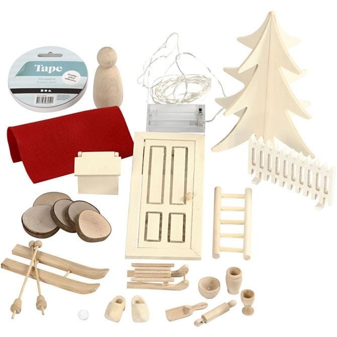 Elf Door Kit - DIY Home Halloween Decorations & Party Door Decor