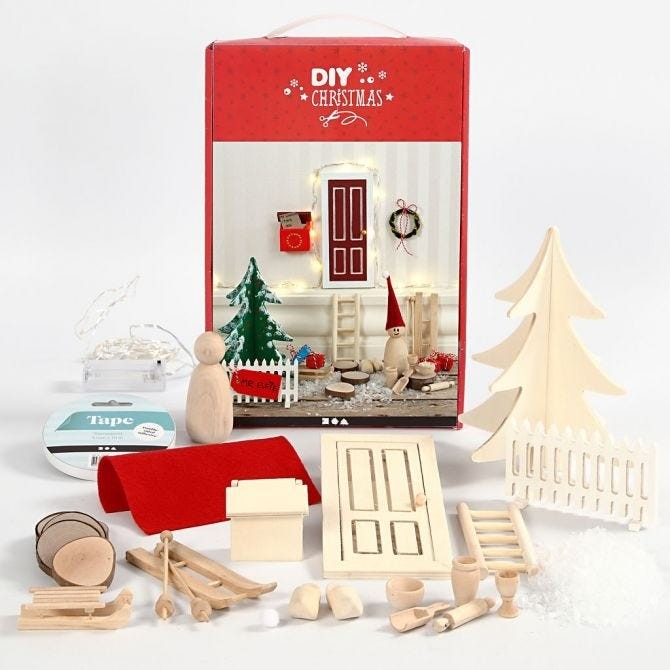 Elf Door Kit - DIY Home Halloween Decorations & Party Door Decor