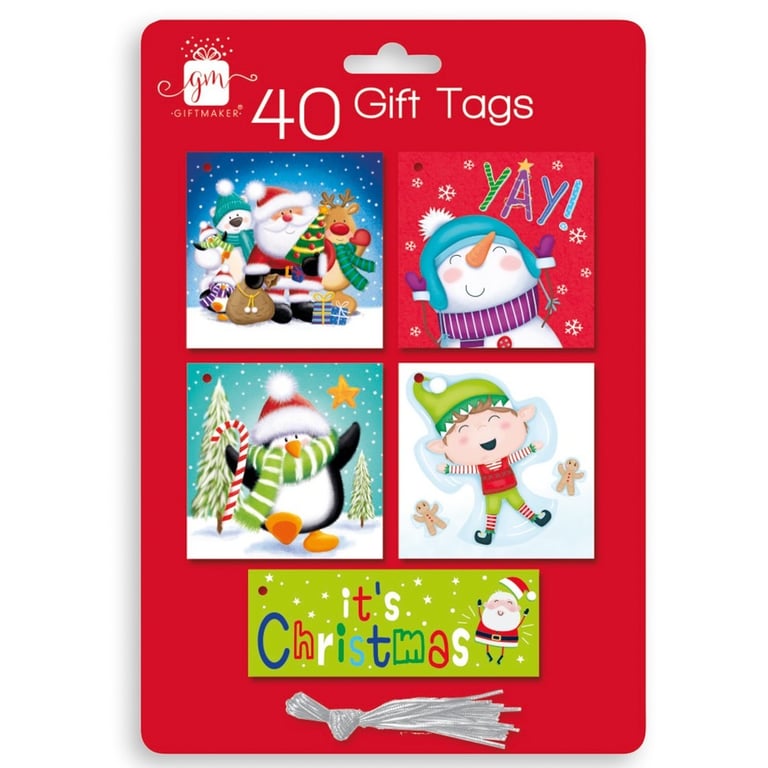 Novelty Gift Tags - Set of 40 Party Supplies & Decorations