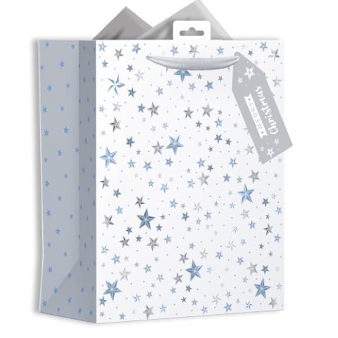 Large Shining Stars Gift Bags - Party & Holiday Favors