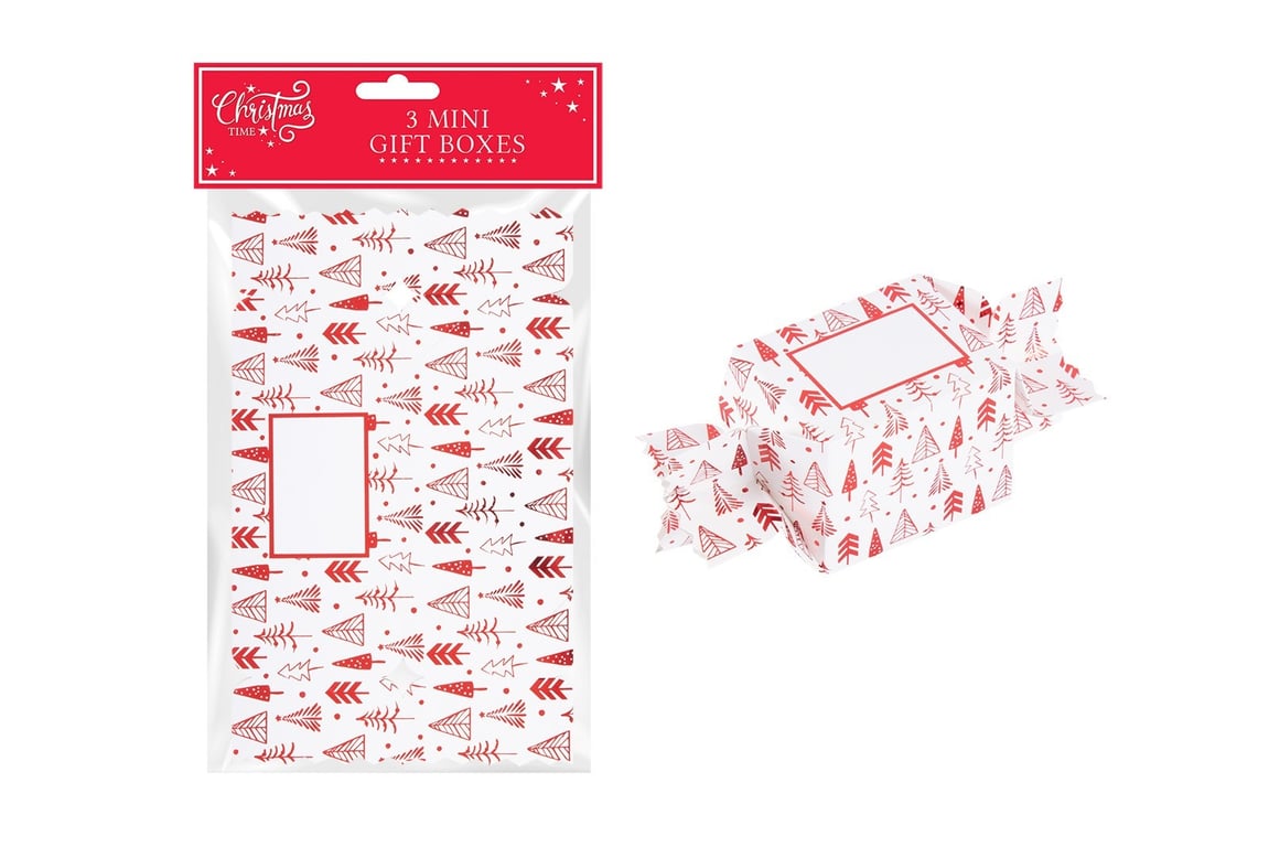 Mini Red Treat Boxes - Adorable Candy Gift Packaging for Home Decor & Party Supplies