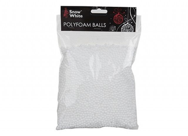 Micro Polyfoam Snowballs - Fun & Festive Christmas Decorations and Party Supplies for Winter Fun