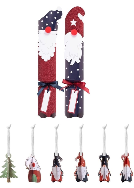 6 Pack Gonk Crackers - 12 inch Snack Crackers for Home and Party Use