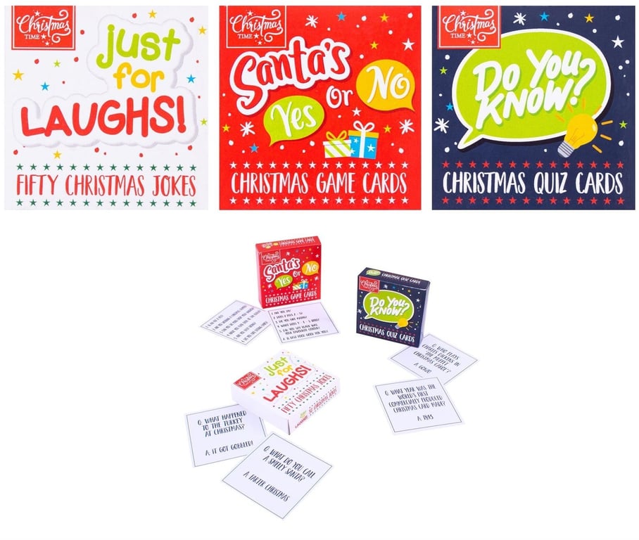 Christmas Trivia Challenge - Holiday Quiz Game Set for Family Fun and Party Nights