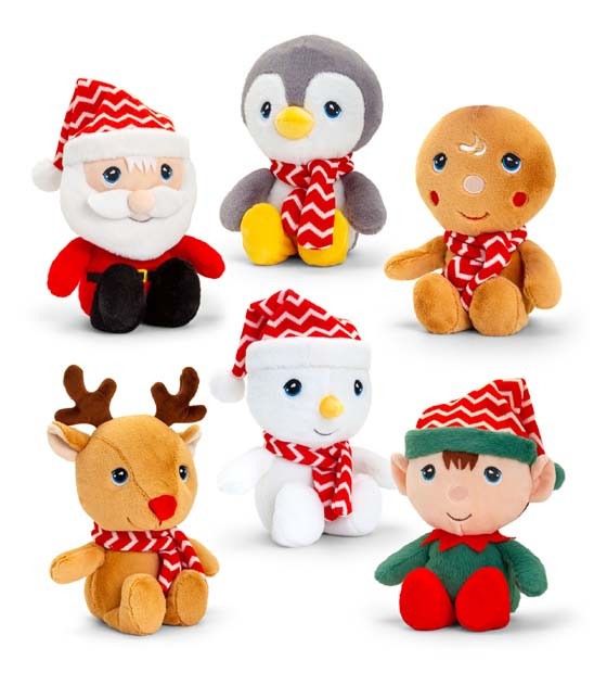 Keeleco 20cm Assorted Christmas Beanie Hats - Festive Winter Headwear