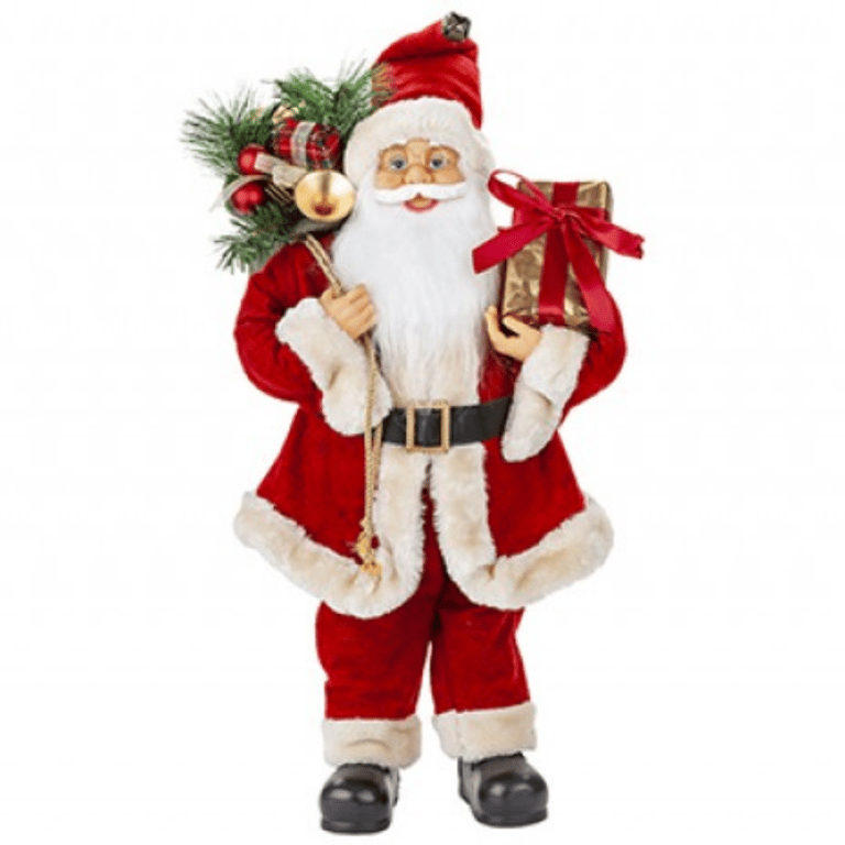 Luxury 60cm Red Standing Santa Christmas Decoration