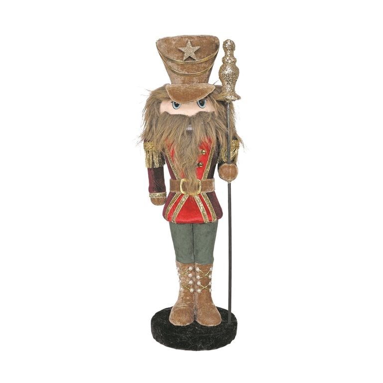 Red and Green 42cm Holiday Decoration Nutcracker - Home Decor Christmas Ornament
