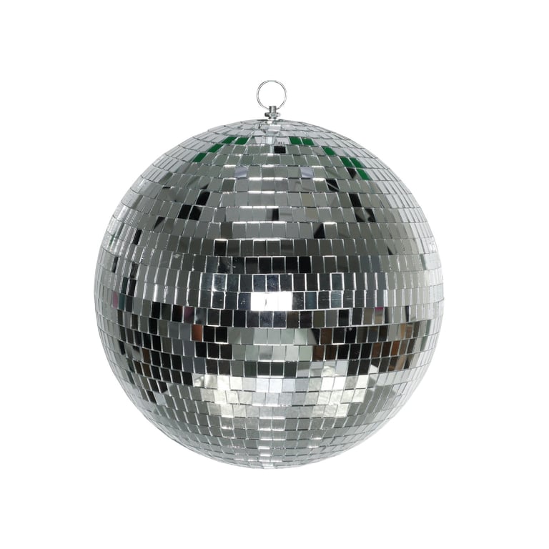 Silver 30cm Disco Ball Home Decor Party Decoration Bauble