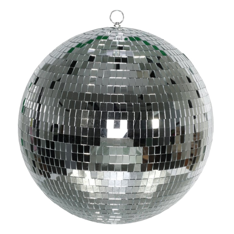 Silver Disco Ball Home Decor 40cm Party Decoration Ball Light