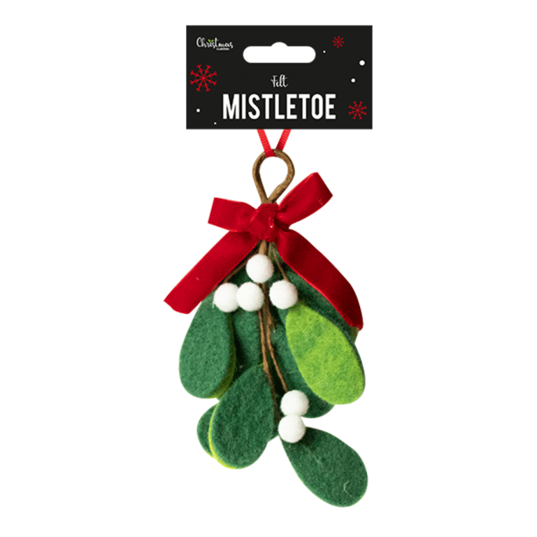 Mistletoe Felt Decoration - Festive Home & Garden Ornament
