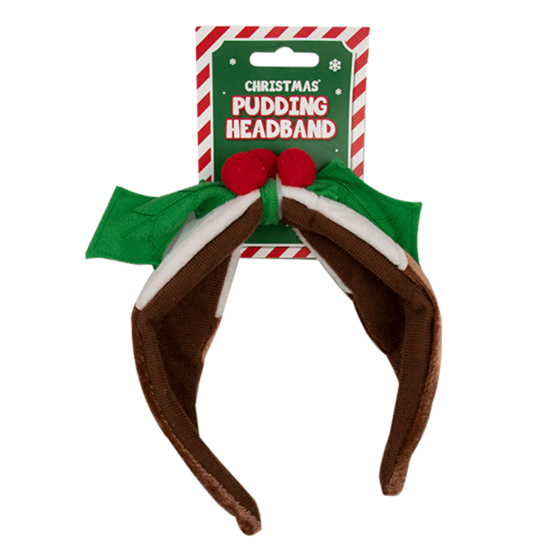 Christmas Pudding Headband - Festive Holiday Hair Accessory