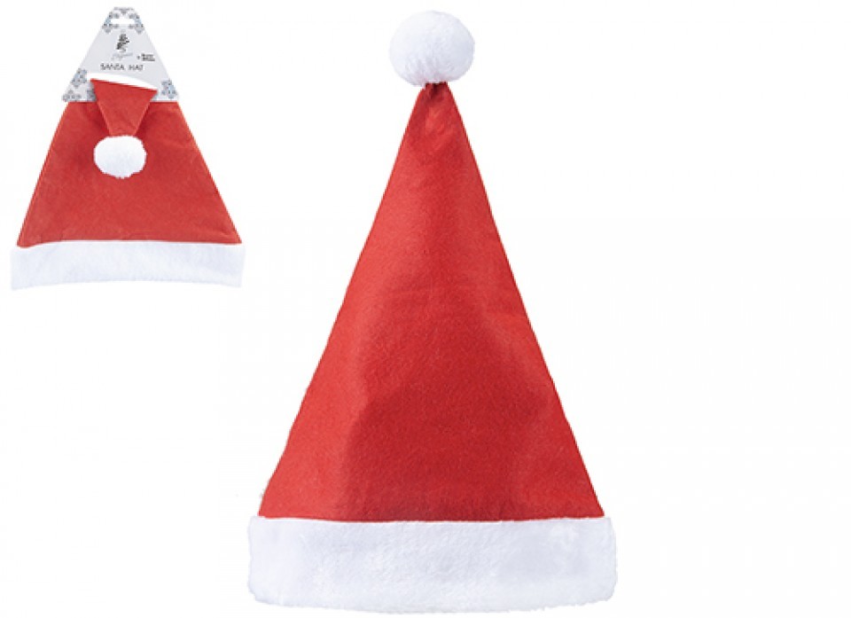 Handmade Felt Christmas Santa Hat - Craft Holiday Winter Headwear